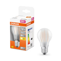 OSRAM LED Retrofit Classic A LED Lampe matt (ex 40W) 4W / 2700K Warmweiß E27-Leuchtmittel-LEDVANCE Shop