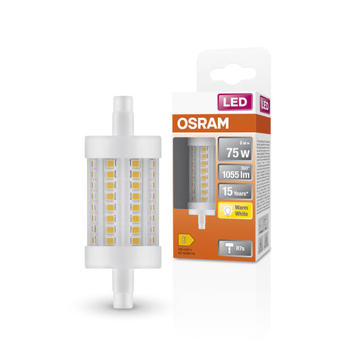 OSRAM LED LINE LED Röhre (ex 75W) 8W / 2700K Warmweiß R7s-Leuchtmittel-LEDVANCE Shop