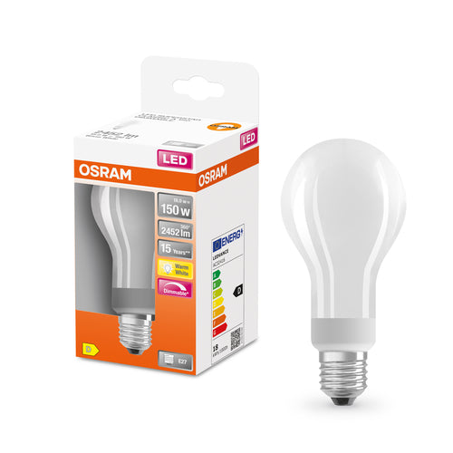 OSRAM LED SUPERSTAR Classic LED Lampe dimmbar matt (ex 150W) 18W / 2700K Warmweiß E27-Leuchtmittel-LEDVANCE Shop