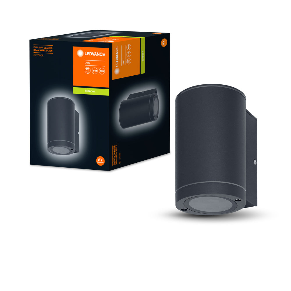 LEDVANCE LED ENDURA BEAM Wall UpDown Wandleuchte Design Leuchte für Aussen, für 1-seitig, dunkelgrau, GU10-Außenwandleuchten-LEDVANCE Shop
