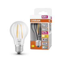 OSRAM Dimmbare LED-Lampe LED SUPERSTAR+ CL A FIL 75 dim 7,5W/927 E27 CRI90 BOX, E27 , Warmweiß-Leuchtmittel-LEDVANCE Shop