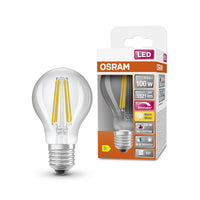 OSRAM Dimmbare LED-Lampe LED SUPERSTAR+ CL A FIL 100 dim 11W/927 E27 CRI90 BOX, E27 , Warmweiß-Leuchtmittel-LEDVANCE Shop