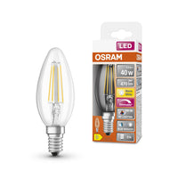 OSRAM Dimmbare LED-Lampe LED SUPERSTAR+ CL B FIL 40 dim 3,4W/927 E14 CRI90 BOX , Warmweiß-Leuchtmittel-LEDVANCE Shop