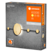 LEDVANCE DECOR Perchero Garderobenhaken, 800mm, schwarz/holz-Wandleuchten-LEDVANCE Shop