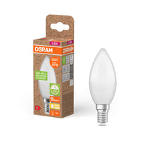 OSRAM LED Star Classic B 25 Lampe Recycled Plastic 3.3W Warmweiß Frosted E14-Leuchtmittel-LEDVANCE Shop