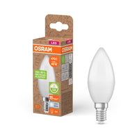 OSRAM LED Star Classic B 40 Lampe Recycled Plastic 4.9W Kaltweiß Frosted E14-Leuchtmittel-LEDVANCE Shop