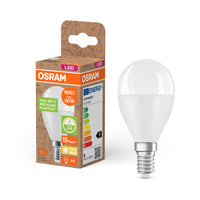 OSRAM LED Star Classic P 60 Lampe Recycled Plastic 7.5W Warmweiß Frosted E14-Leuchtmittel-LEDVANCE Shop
