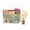 OSRAM LED-basis Classic A 45 Filament Retro 5,9W 827 E27 2-pack, warm wit
