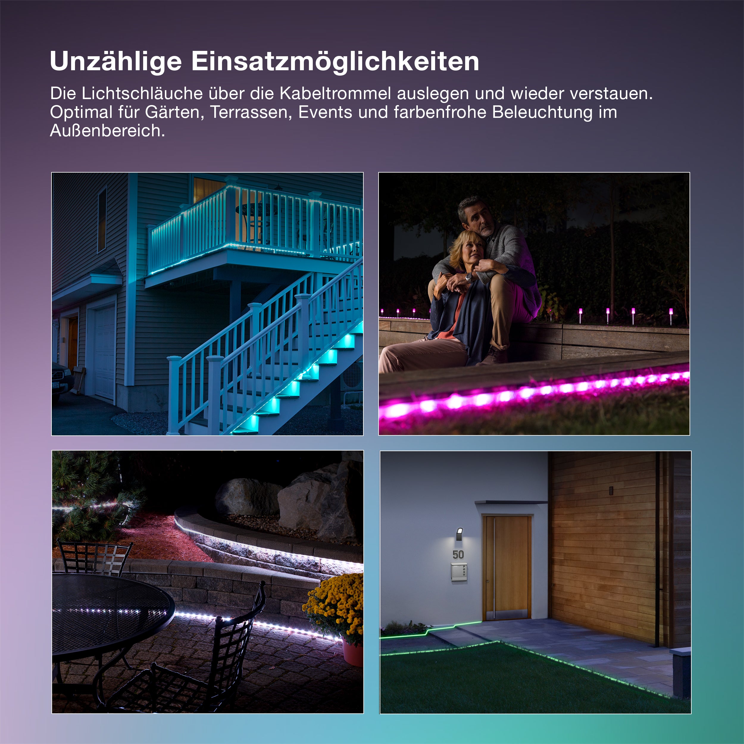OSRAM OUTDOOR FLEX LED Streifen RGB 15M Fernbedienung