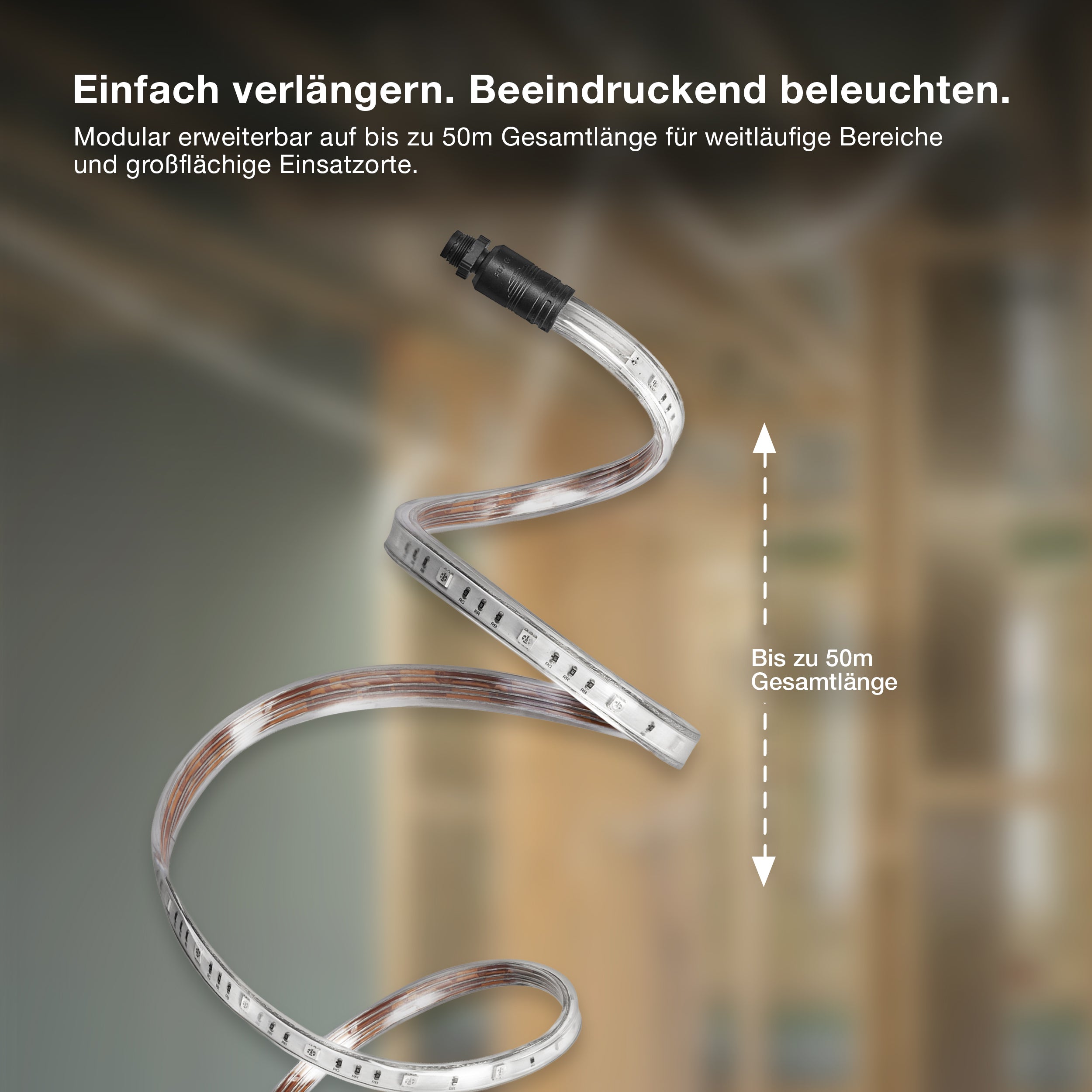 OSRAM OUTDOOR FLEX LED Streifen RGB 15M Fernbedienung