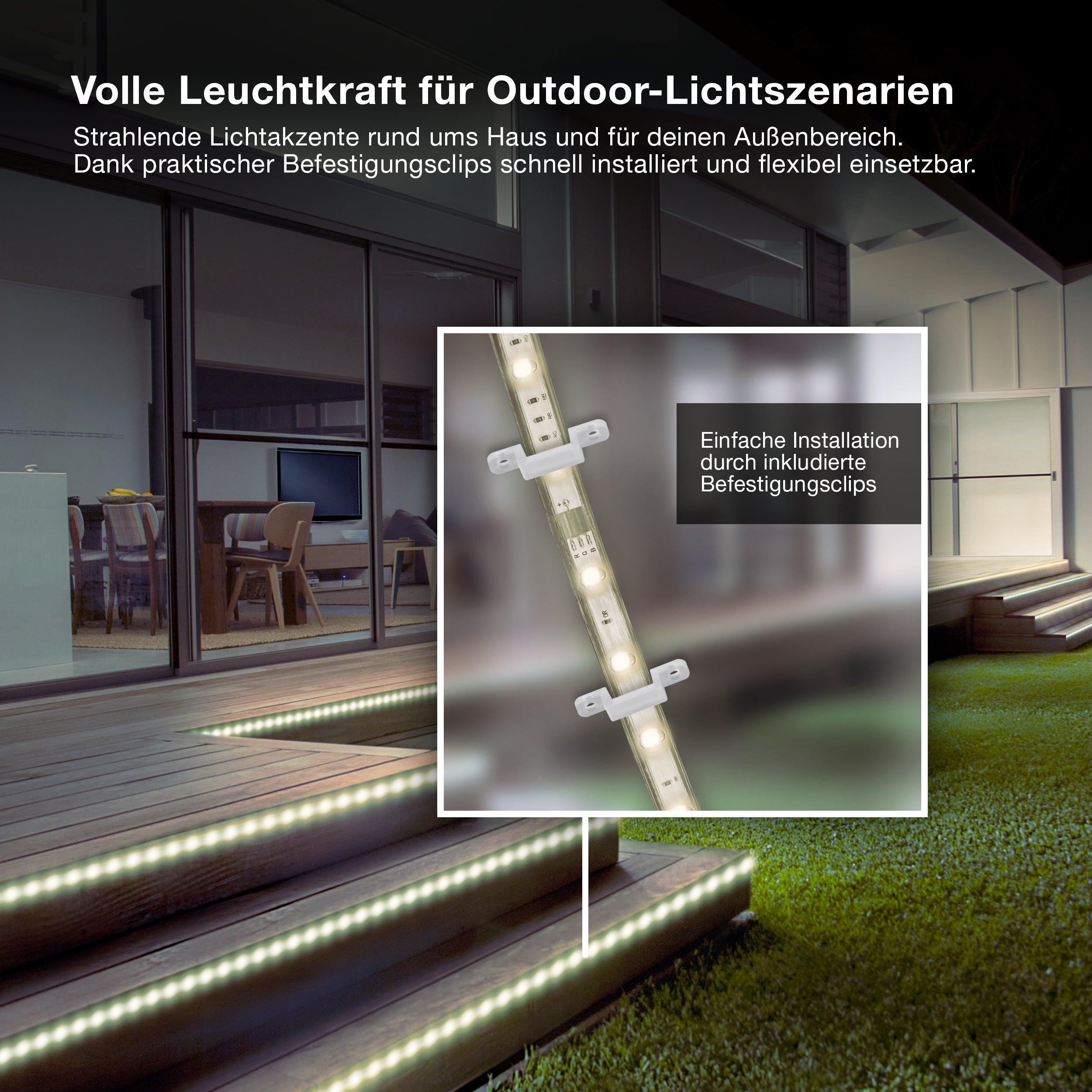 OSRAM OUTDOOR FLEX LED-strip IP65 Koel wit 4000K 20M IP65