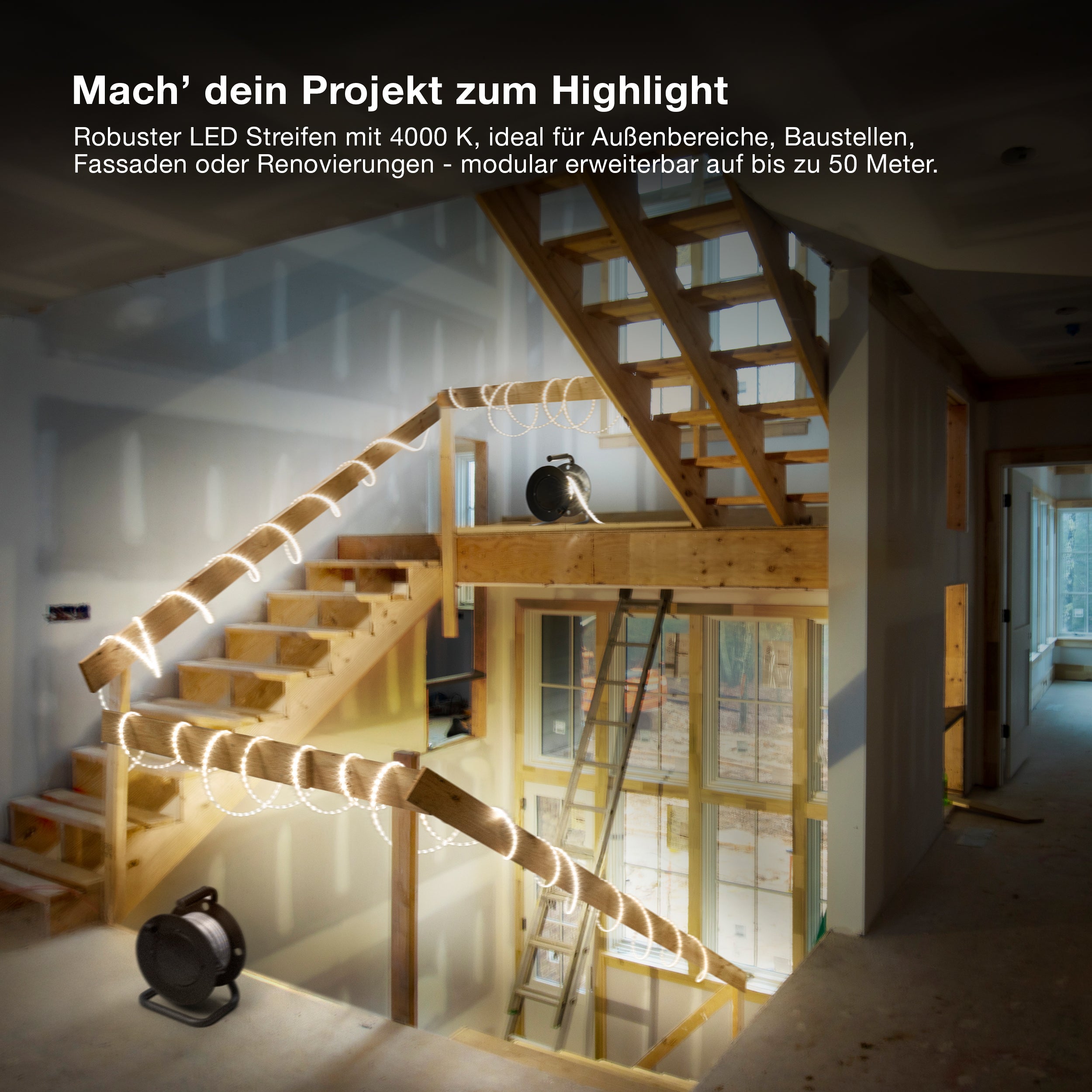 OSRAM OUTDOOR FLEX LED-strip IP65 Koel wit 4000K 15M IP65