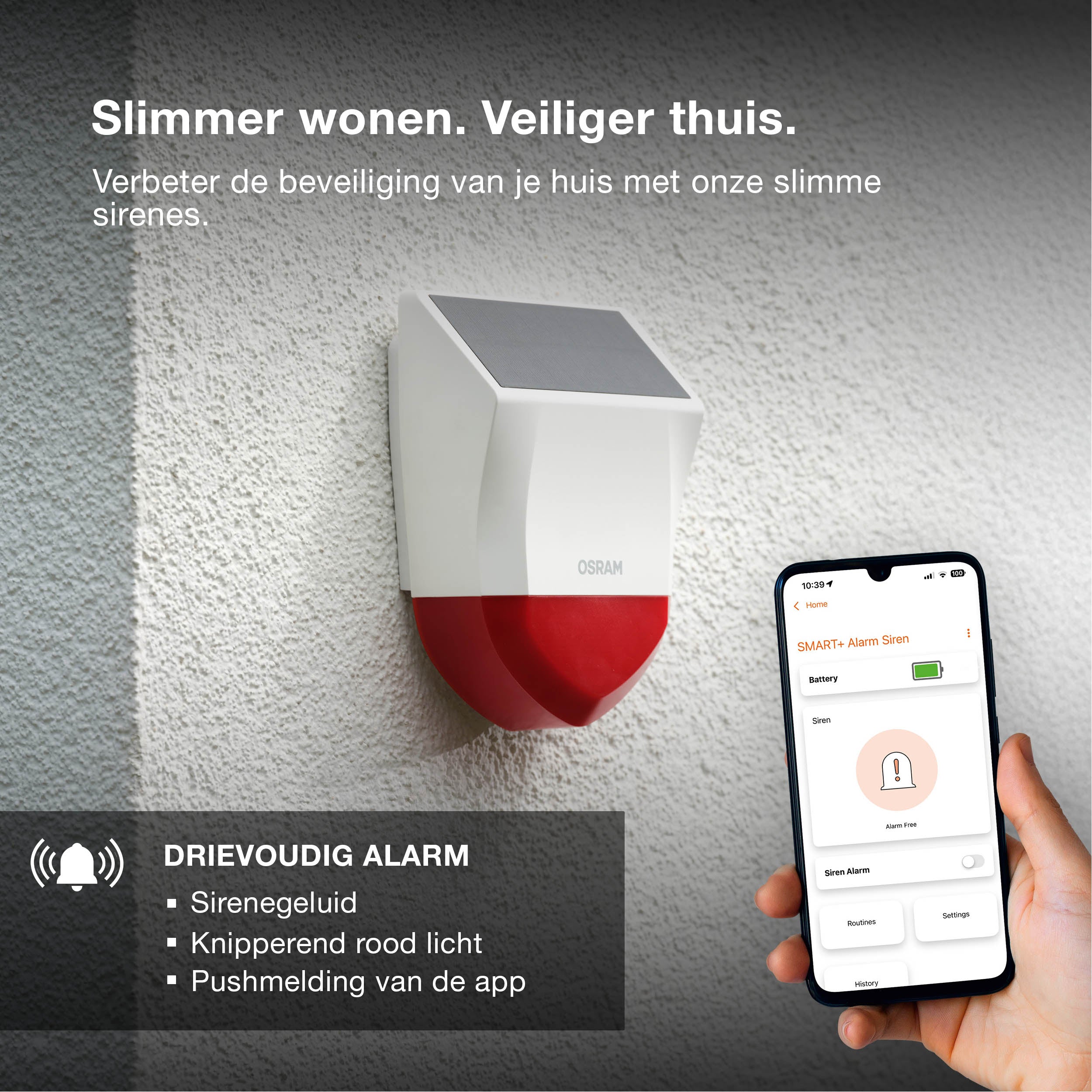 OSRAM SMART+ buitensirene met wifi-technologie