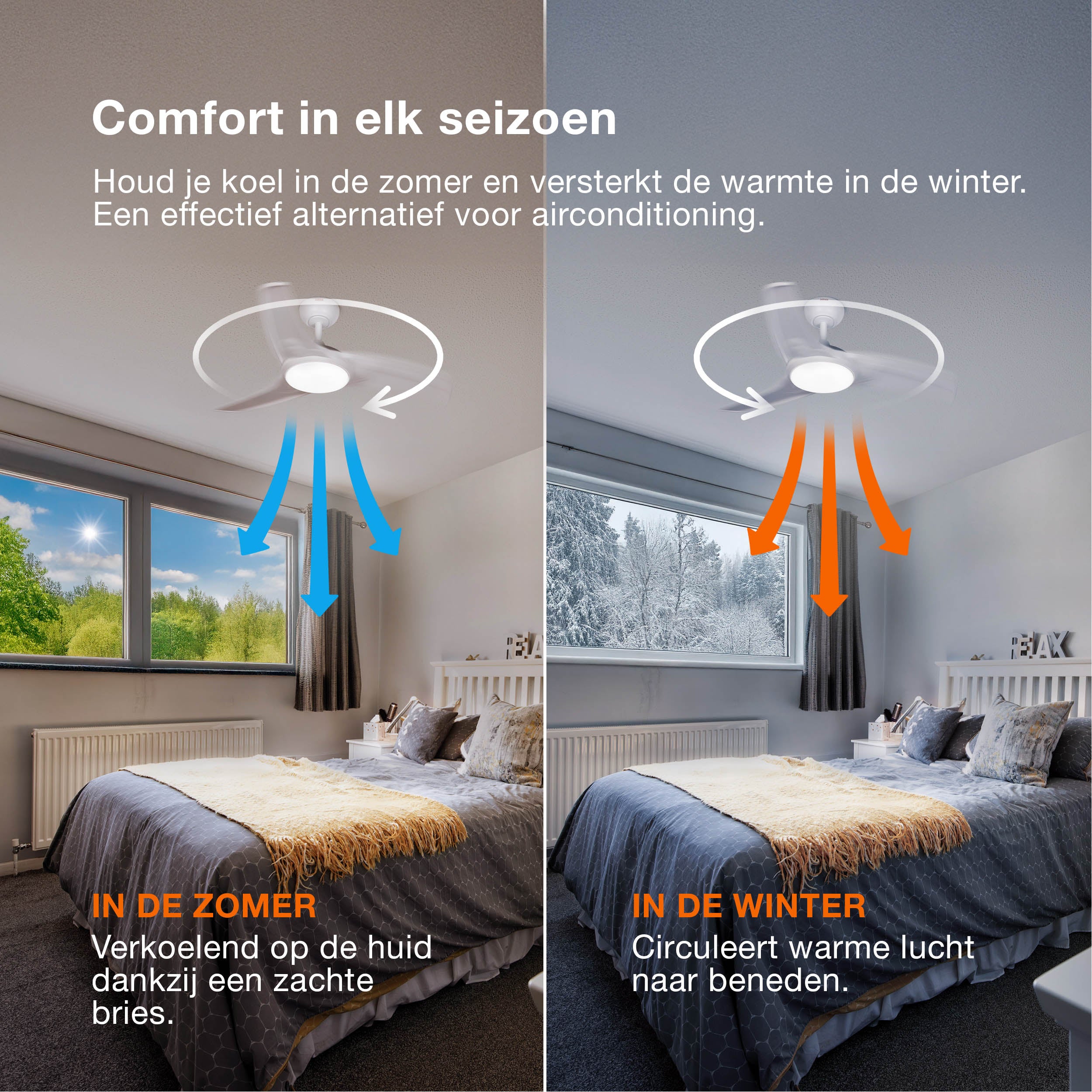 OSRAM LED-plafondventilator Nordes 1065 mm 38 W CCT RGB