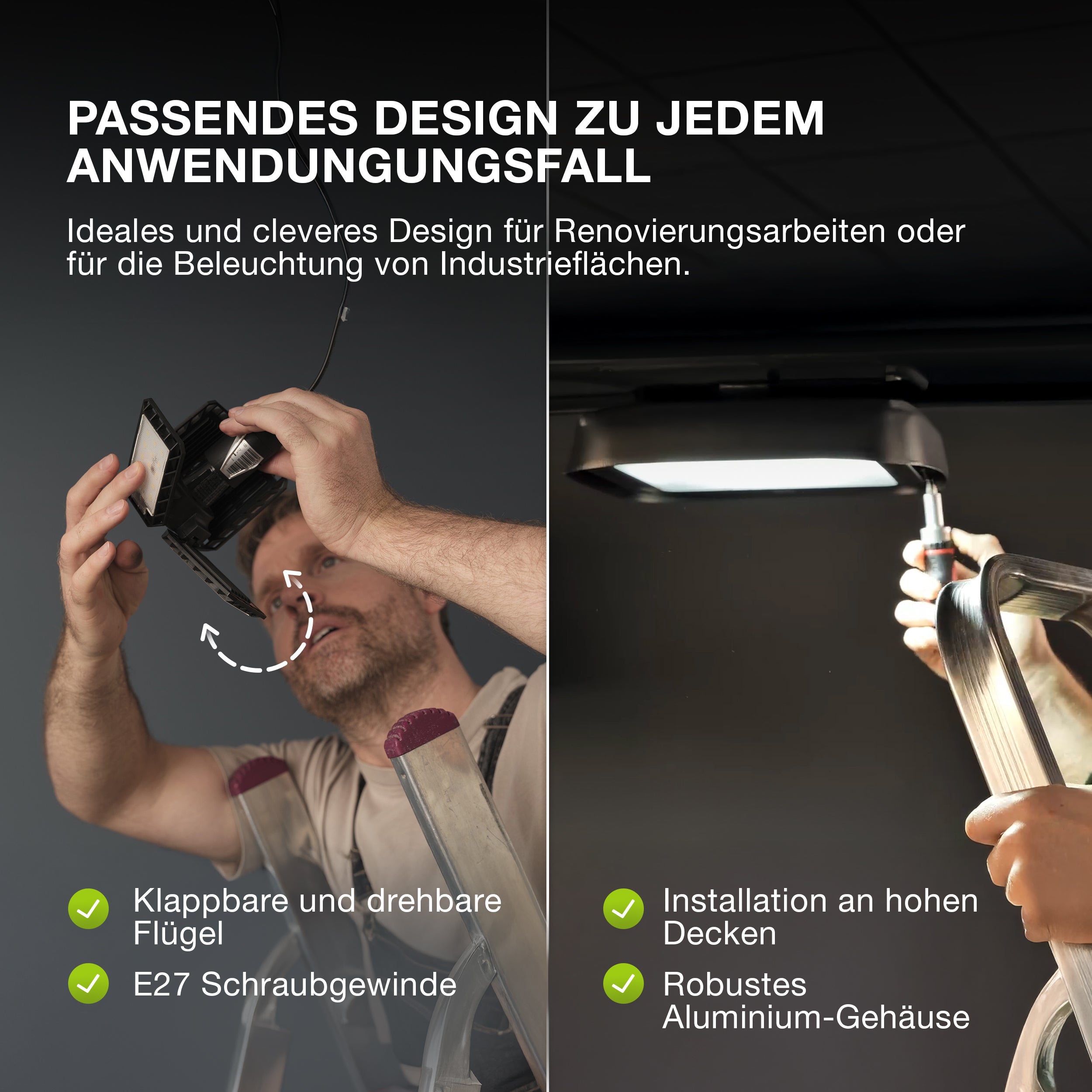 OSRAM Highbay Blade plafondlamp met zijvleugels 40W 840 E27