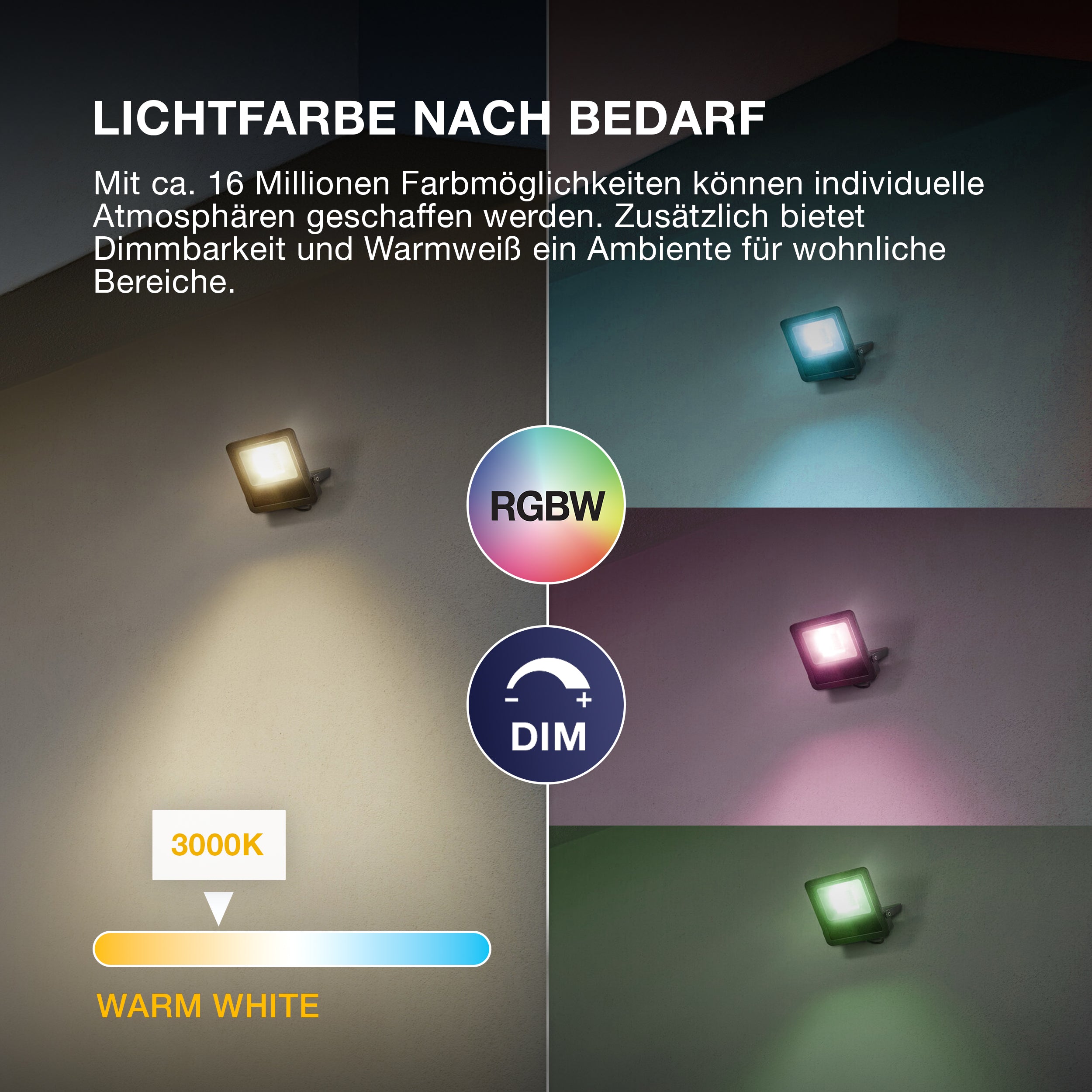 OSRAM SMART+ MATTER Floodlight 50W Multicolor
