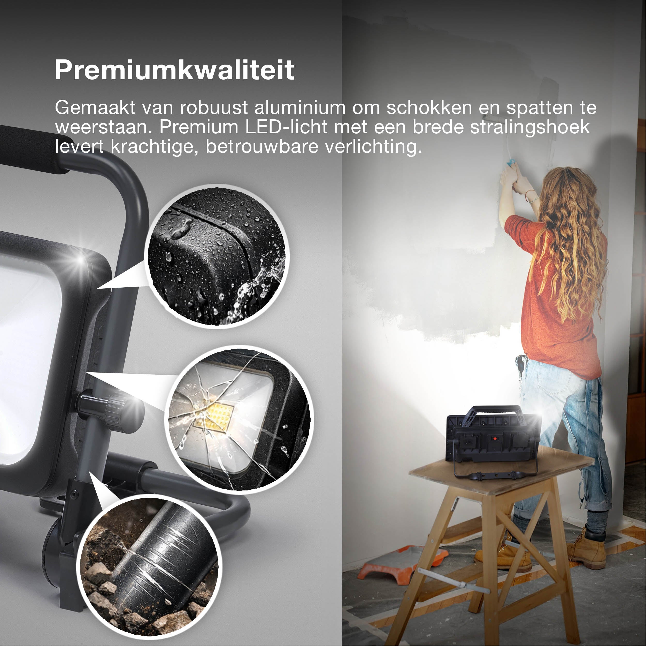 OSRAM WORKLIGHTS VALUE BATTERY, USB, bouwspot 30W 865, 3000 lm, 6500 K