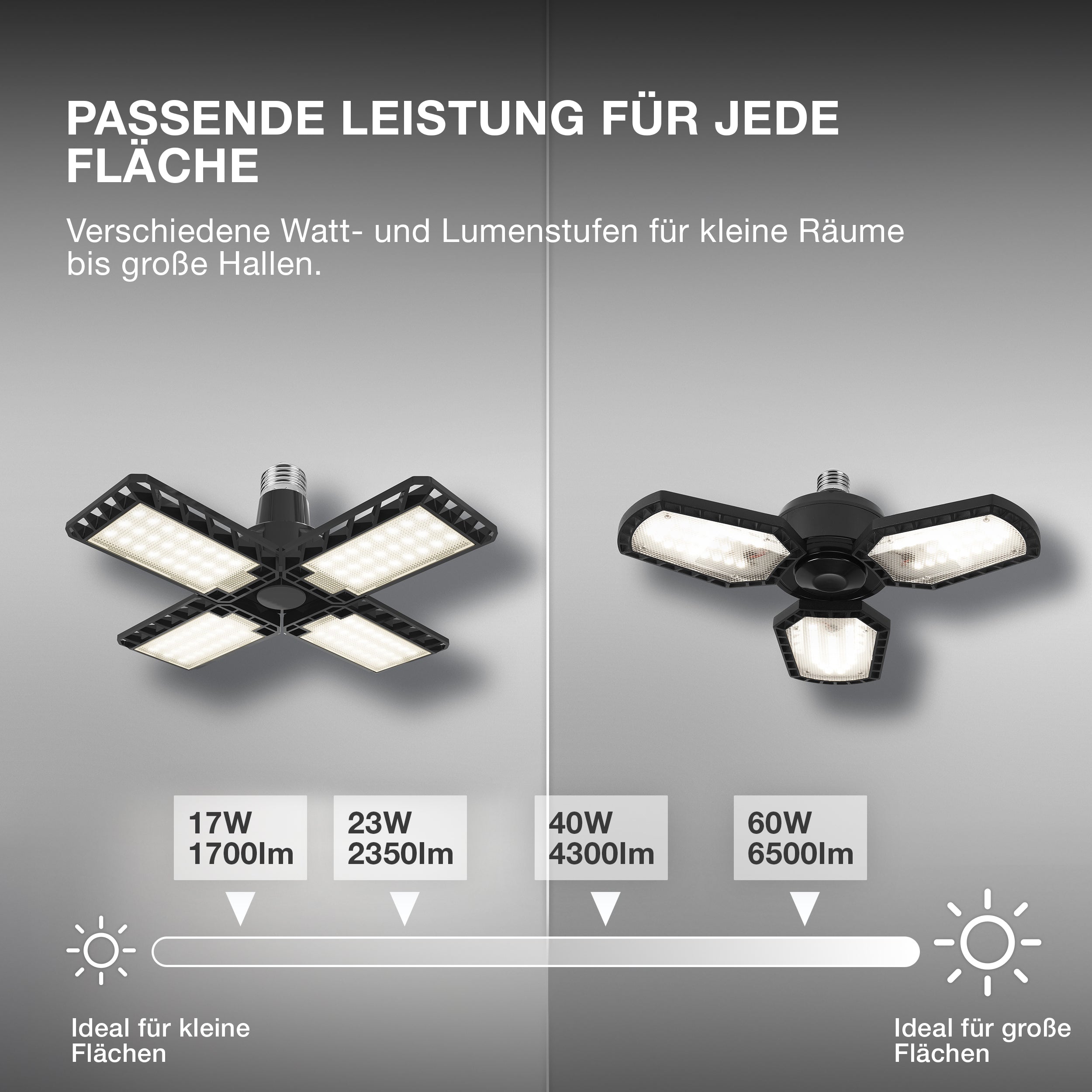 OSRAM Highbay Blade plafondlamp met zijvleugels 40W 840 E27