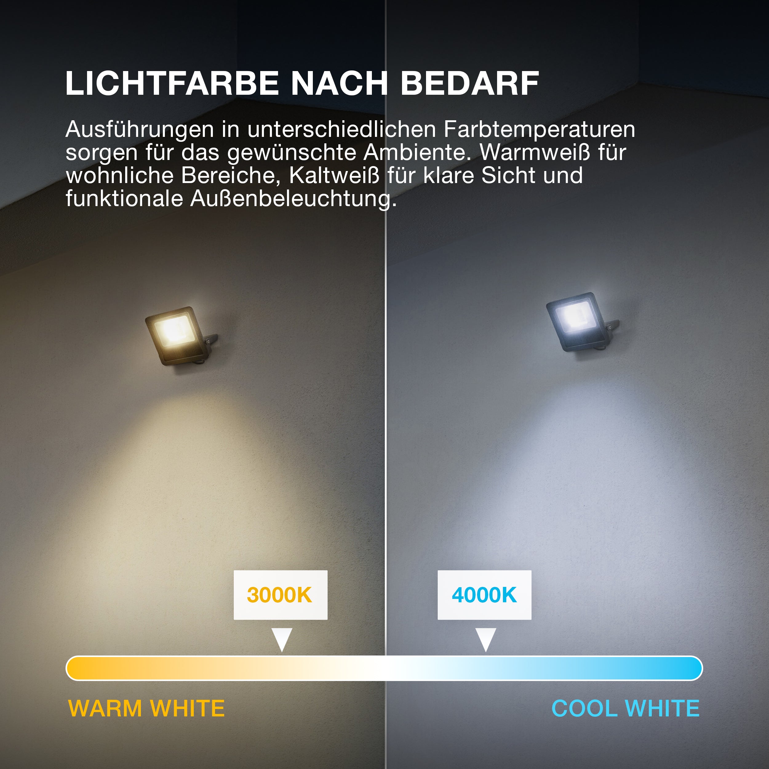 OSRAM ENDURA® LED Fluter, Leuchte für Außenanwendungen, 10W Warmweiß, 125,0 mm x 101,0 mm x 29,0 mm, ENDURA FLOOD