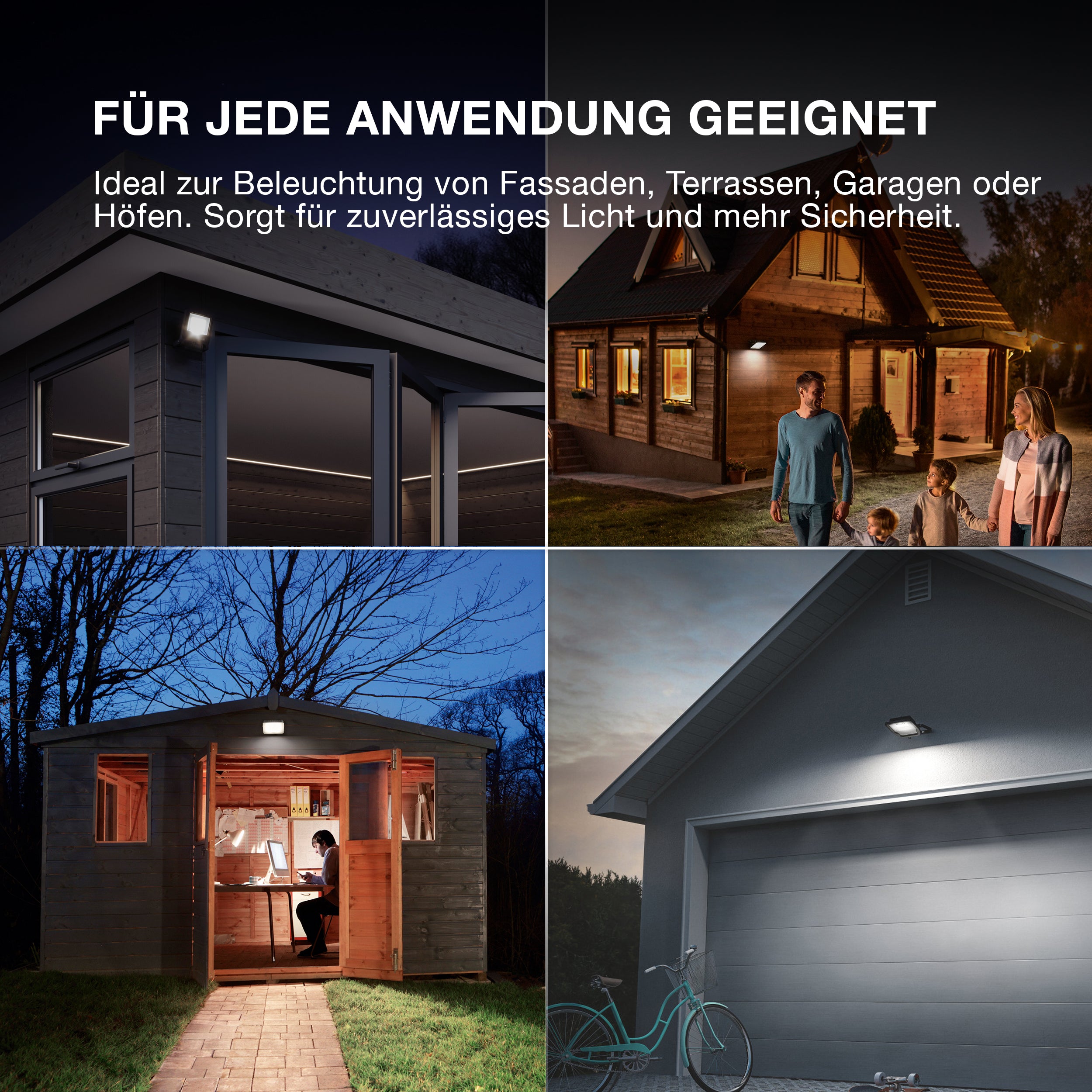 OSRAM FLOWLIGHTS ENERGY EFFICIENCY Spotlight, 15W, 4000K Donkergrijs