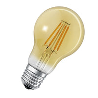 LEDVANCE SMART+ WiFi Filament Classic dimbaar in A-vorm, LED-lamp, loodvrij glas, goud, 6 W, (ex 53 W), 680 lm, warmwit, wifi, compatibel met smartspeakers, dimbaar