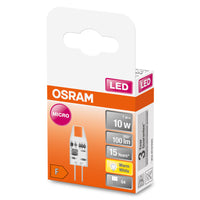 OSRAM LED Stiftsockellampe PIN MICRO 12 V 1W 827 Clear G4, 100 lm, 2700 K, Warmweiß-LEDVANCE Shop