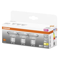 OSRAM LED Reflektor Lampe LED STAR PAR16 2.6W 827 GU10, 230 lm, 2700 K, Warmweiß, 3er Pack-LEDVANCE Shop