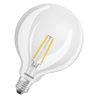 LEDVANCE SMART+ WiFi Filament Globe Dimbaar in bolvorm, LED-lamp, loodvrij glas, helder, 6 W, 806 lm, warmwit, wifi, compatibel met smart speakers, dimbaar