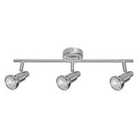 OSRAM LED-SPOT GEBORSTELD ZILVER GU10 3 x 2,6W, 690 lm, 2700 K, warm wit