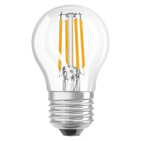 LEDVANCE SMART+ WiFi Filament Mini Bulb Dimmable, LED-lamp, loodvrij glas, helder, 4 W, (ex 40 W), 470 lm, warmwit, 2700 K, wifi, compatibel met smart speakers, dimbaar