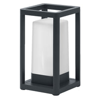 OSRAM SMART+ WiFi Tafellamp met frame, powerbank, USB RGB-verlichting, draagbaar, zwart, 3000K, 12x20,3 cm