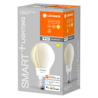 LEDVANCE SMART+ WiFi Filament Classic dimbaar, LED-lamp, loodvrij glas, mat, 11 W, (ex 100 W), 1521 lm, warmwit, 2700 K, wifi, compatibel met smartspeakers, dimbaar