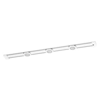LEDVANCE LINEAR platte inbouwlamp, magnetische rail voor flexibele spotmontage, 3 Spots, met sensor, 9,5 W, 600 lm, 4000 K, 840 koudwit, dimbaar, IP20, wit, aluminium/kunststof, lamp niet vervangbaar