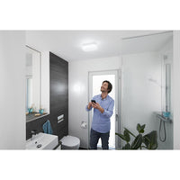 OSRAM Matter SMART+ ORBIS AQUA LED-plafondlamp voor de badkamer, 28x16 cm, instelbaar wit, 12W / 3000-6500K