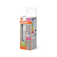 OSRAM LED SUPERSTAR PCR CLASSIC STICK DIM LAMP, LED-lamp, mat, 11 W, (ex 75 W), 1050 lm, koudwit, 4000 K, Dimbaar, CRI 90