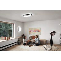 OSRAM Matter SMART+ ORBIS MAGNET LED-plafondlamp 45x45cm, instelbaar wit, 42W / 3000-6500K, zwart