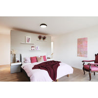 OSRAM Wifi SMART+ ORBIS BACKLIGHT LED Plafondlamp RGBW Meerkleurig 35cm Instelbaar Wit 28W / 3000-6500K Zwart