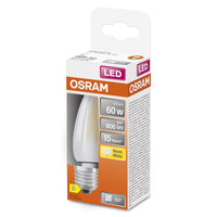 OSRAM LED Star Classic Lampe, Minikerze, 5.5W, Frosted, E27 , Warmweiß-LEDVANCE Shop
