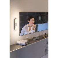 OSRAM Matter SMART+ ORBIS DUPLO LED-wandlamp voor de badkamer, 30 cm, instelbaar wit, 15W / 3000-6500K wit