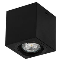 OSRAM Spot Surface Vierkante plafondspot voor opbouwmontage 80x80mm, zwart, GU10