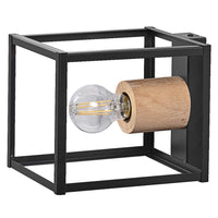 OSRAM DECOR Nairobi wandlamp, zwart, E27 fitting.