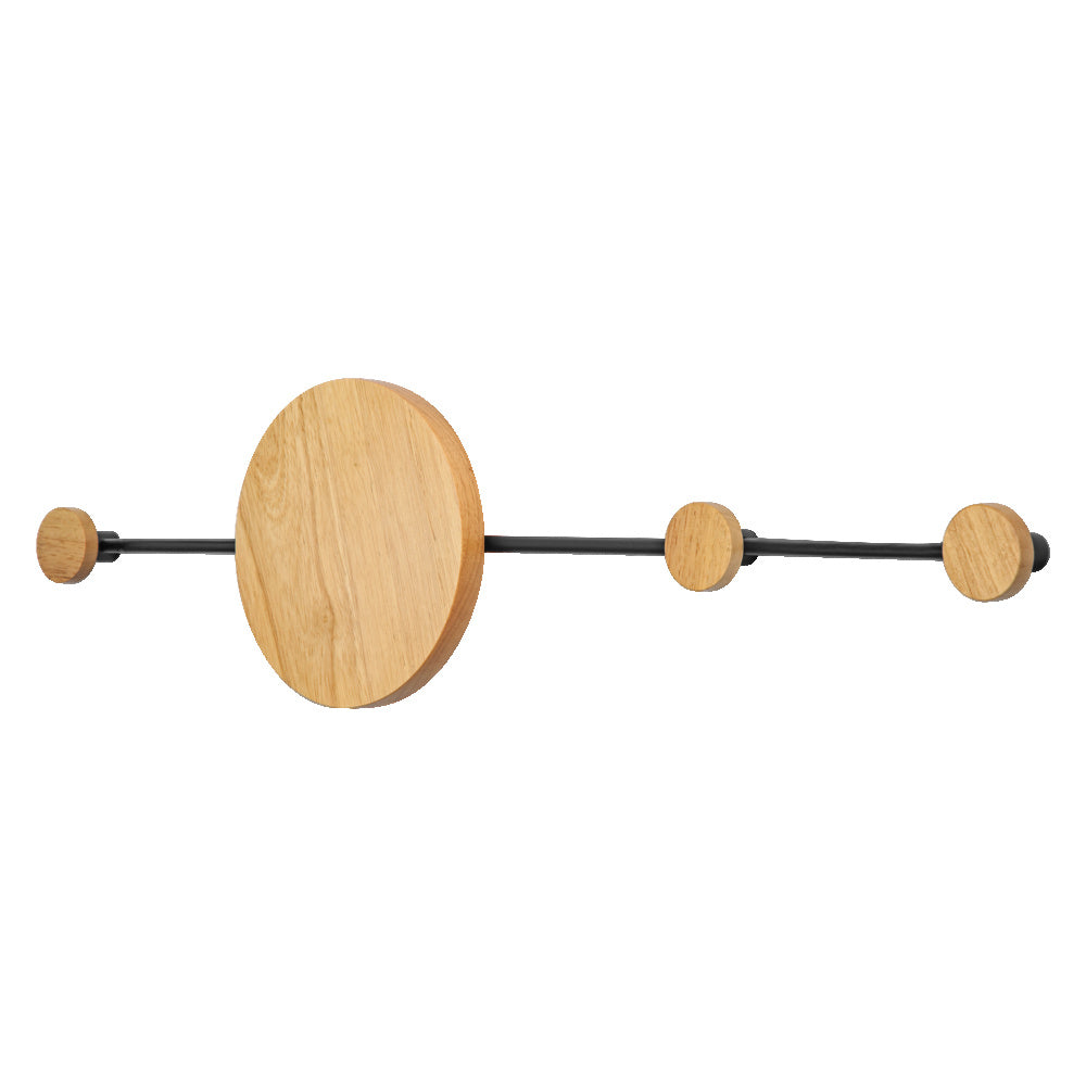 LEDVANCE DECOR Perchero Garderobenhaken, 800mm, schwarz/holz-Wandleuchten-LEDVANCE Shop