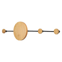 LEDVANCE DECOR Perchero Garderobenhaken, 800mm, schwarz/holz-Wandleuchten-LEDVANCE Shop