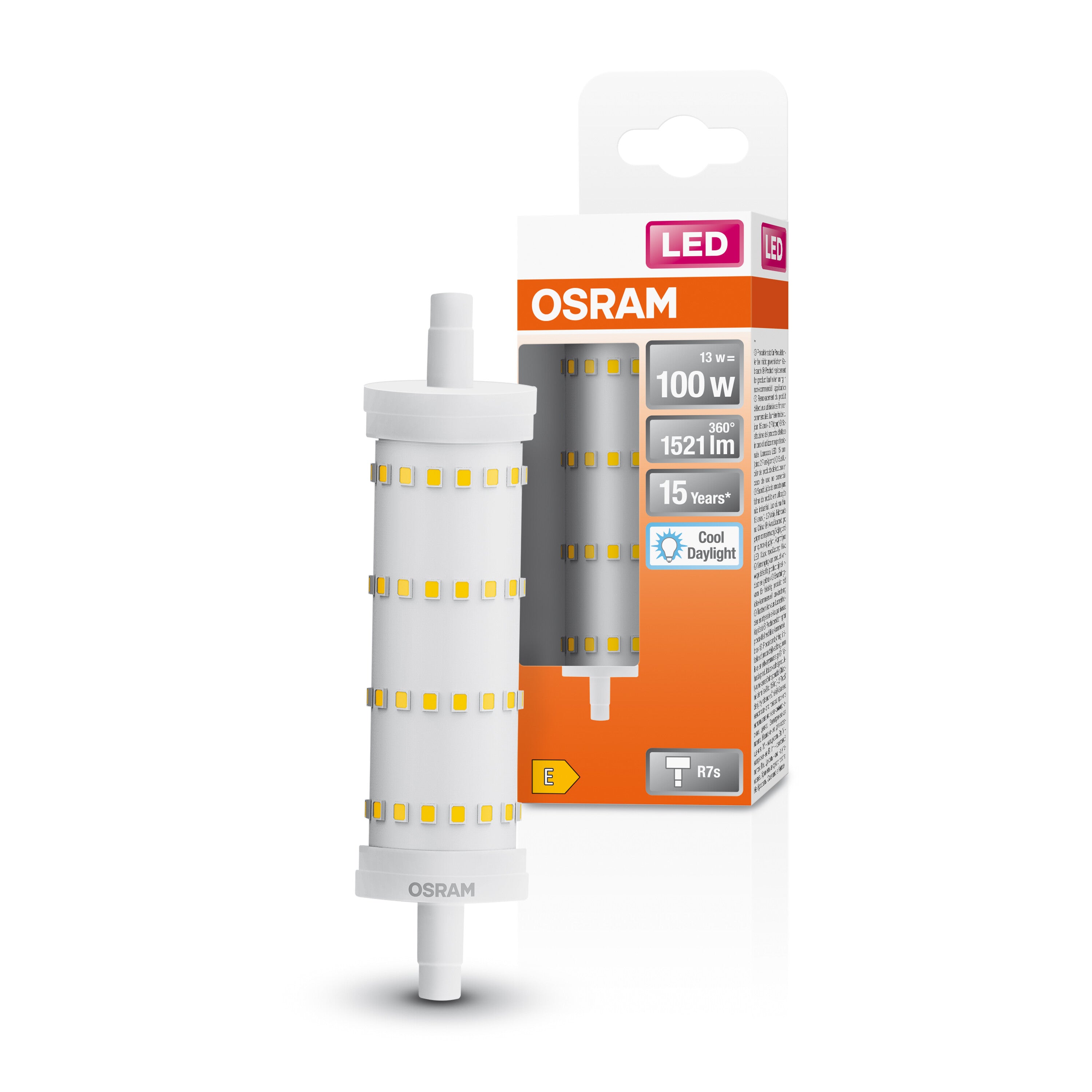 OSRAM LED Line Lampe, 13W, 1521lm, R7s, 6500K , Kaltes Tageslicht-LEDVANCE Shop