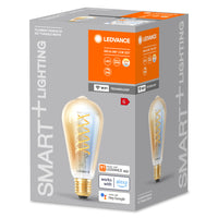LEDVANCE SMART+ Wifi Filament Edison LED Lampe E27 8W 600 lm, 2200…5000 K, Tunable White-LEDVANCE Shop
