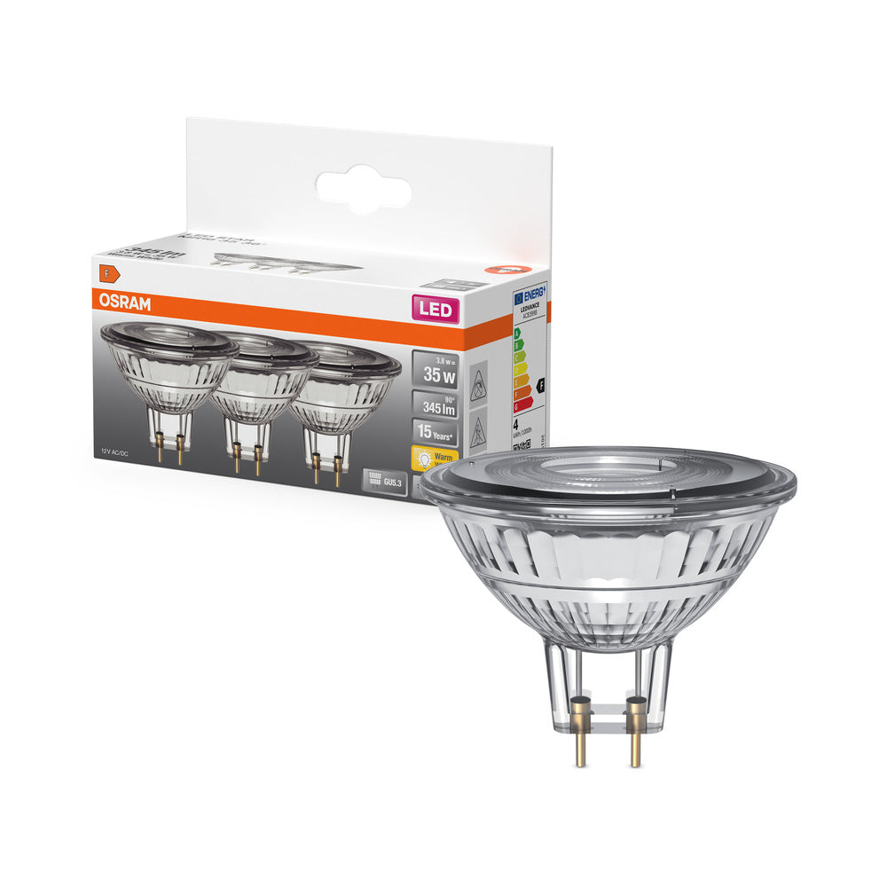 OSRAM LED-STER MR16 12V 3.8W 827 GU5.3