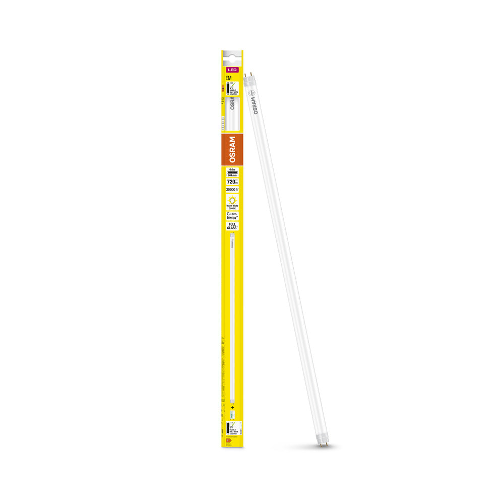 OSRAM LED Röhre TUBE T8 EM 600 mm 6.6W 830, 720 lm, 3000 K, Warmweiß-LEDVANCE Shop