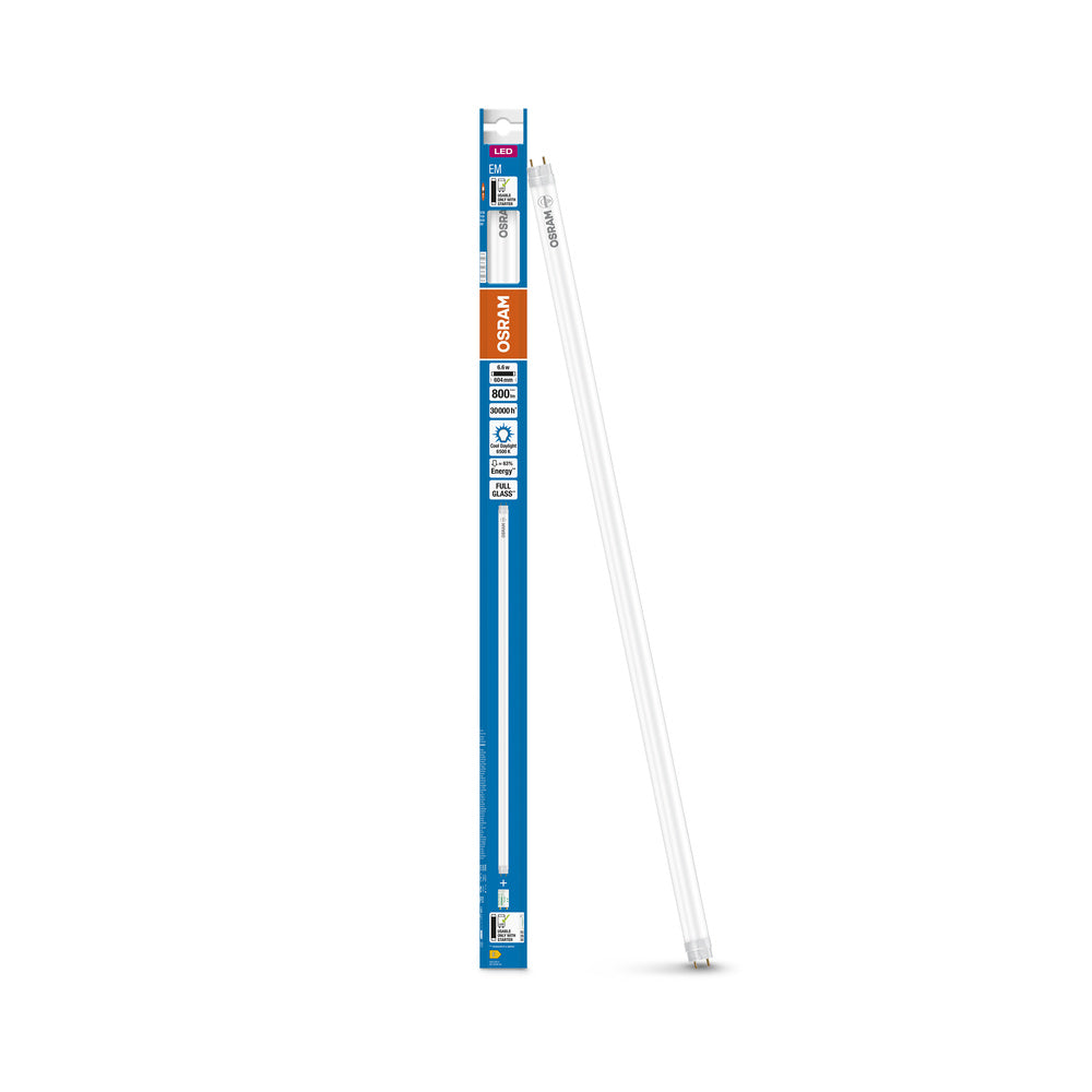 OSRAM LED Röhre TUBE T8 EM 600 mm 6.6W 865, 800 lm, 6500 K, Kaltes Tageslicht-LEDVANCE Shop