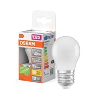 OSRAM LED PCR-LAMP MET CLASSIC P in P-vorm, LED-lamp, mat, 4,9 W, (ex 40 W), 470 lm, warmwit, 2700 K, 15.000 uur, CRI 80
