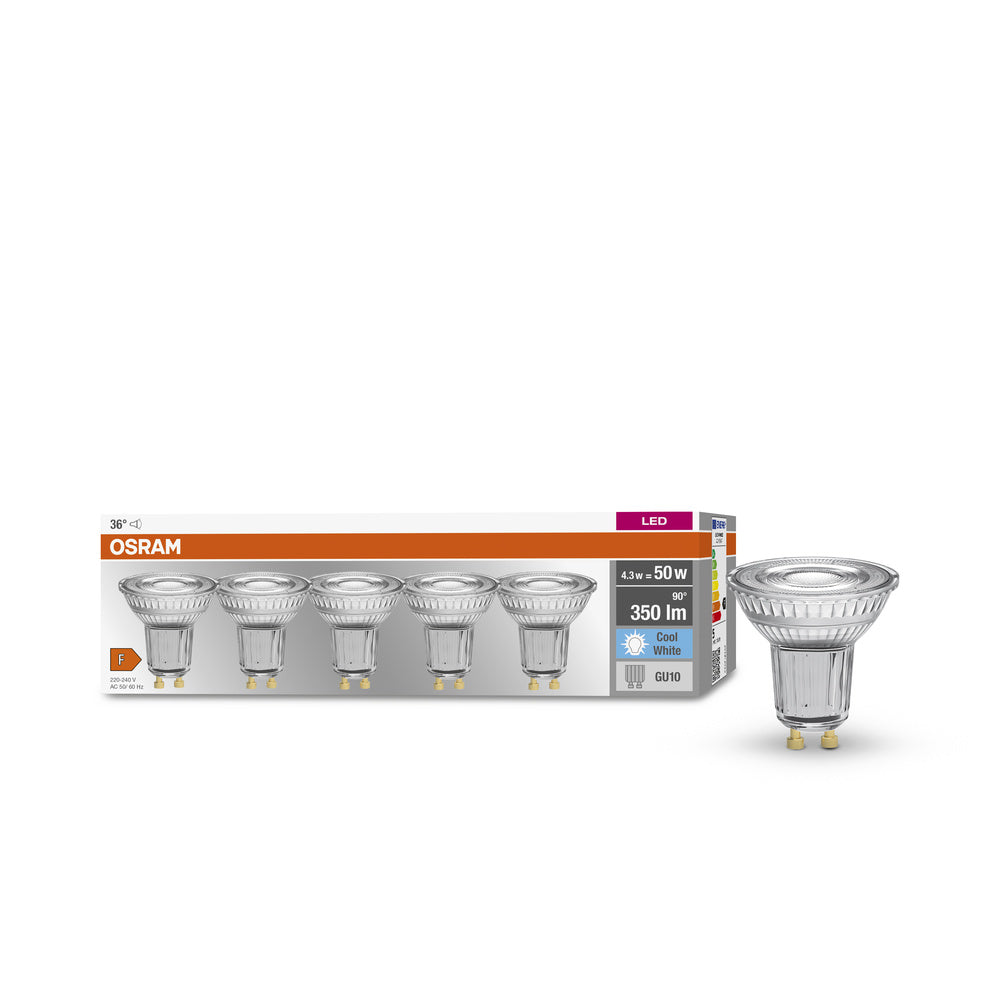 OSRAM LED BASE PAR16 4,3 W 840 GU10
